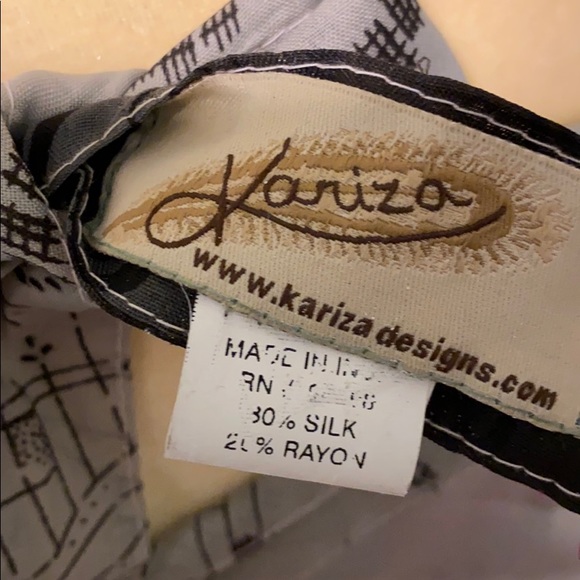 KARIZA silk-rayon versatile wrap dress/skirt - Picture 8 of 8